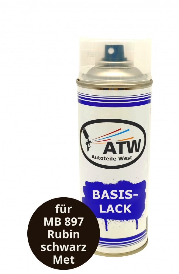 Autolack für MB 897 Rubinschwarz Metallic